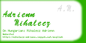 adrienn mihalecz business card